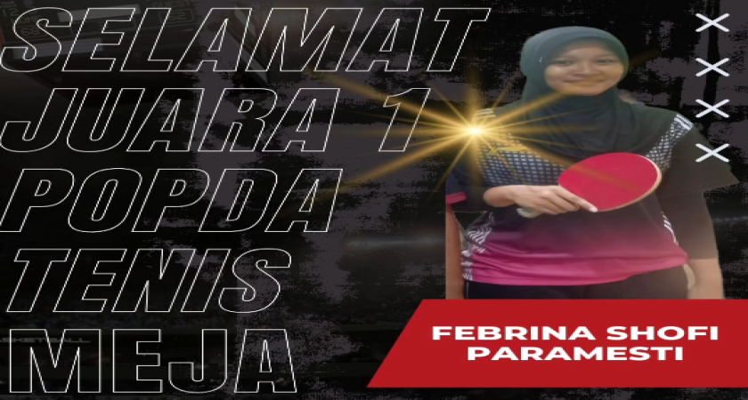 Juara 1 POPDA 2024 cabang olahraga Tenis Meja