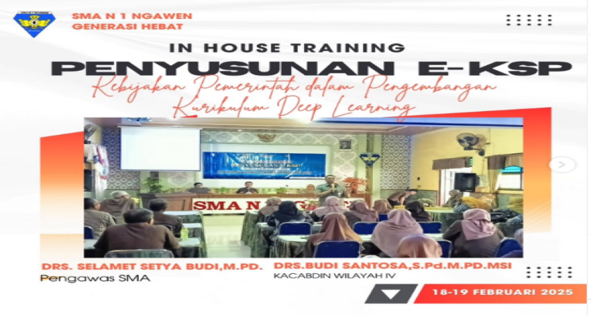 In House Training Penyusunan E-KSP Tahun Ajaran 2025/2026