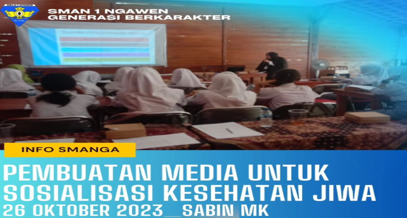 Pembuatan Media Untuk Sosialisasi Kesehatan Jiwa