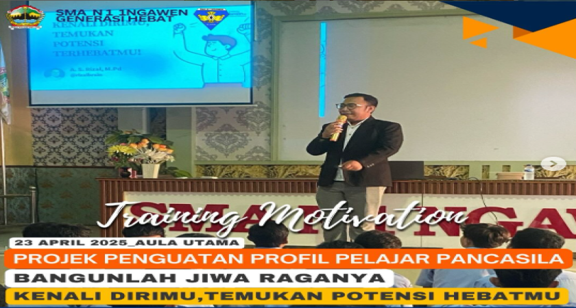 Training motivation bersama narasumber Bapak Ahmad Saiful Rizal,M.Pd