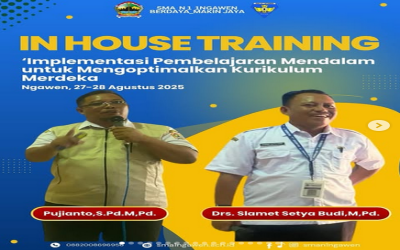 In House Training _”Implementasi Pembelajaran Mendalam untuk Mengoptimalkan Kurikulum Merdeka”