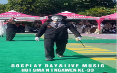 Cosplay Day & Live Music sebagai penutup rangkaian HUT SMA N 1 Ngawen ke-33.